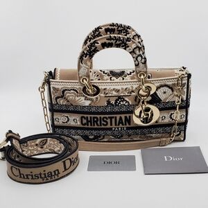 Dior Canvas Butterfly Bandana Lady D-Joy Bag